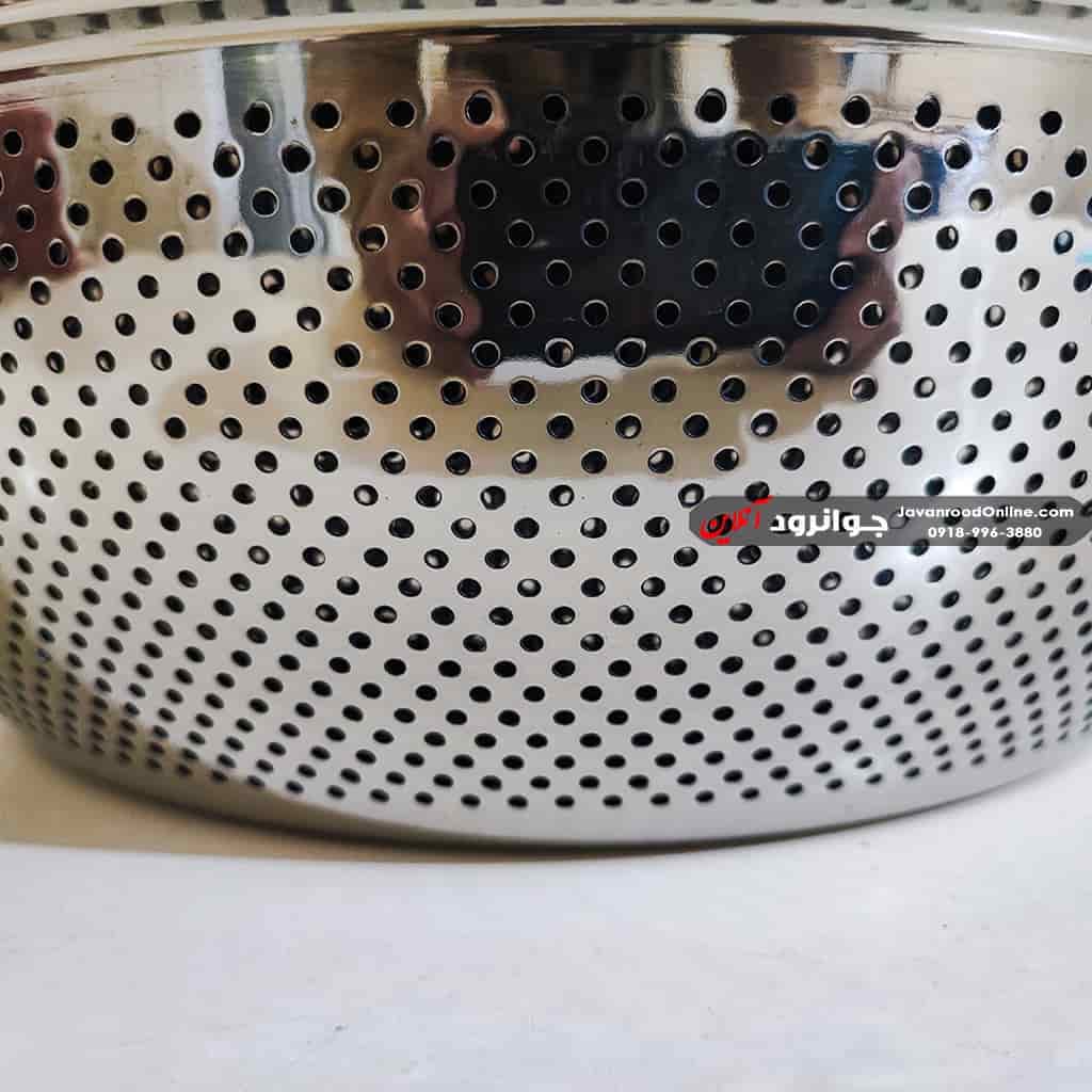 آبکش یونیک استیل 11 عددی بی لبه UN-11 — تصویر ۵