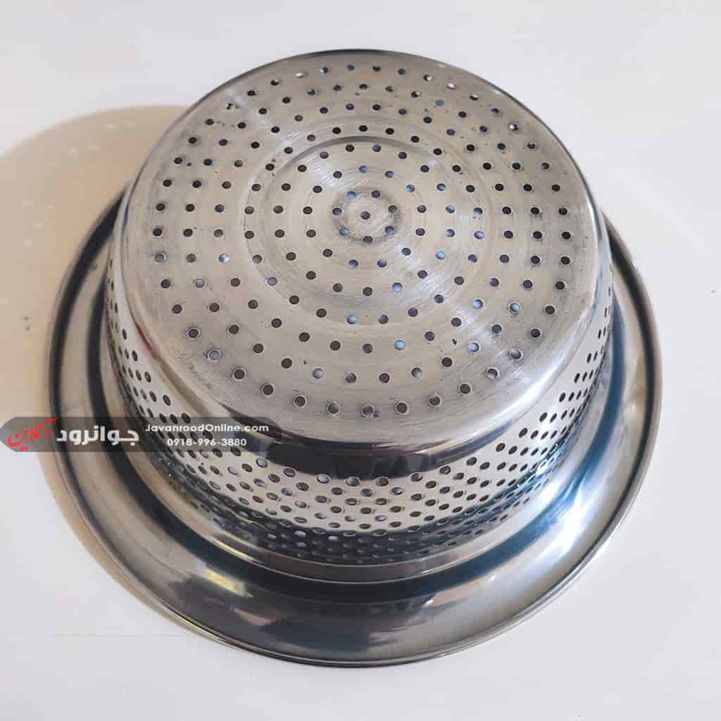 آبکش یونیک استیل 11 عددی بی لبه UN-11 — تصویر ۳