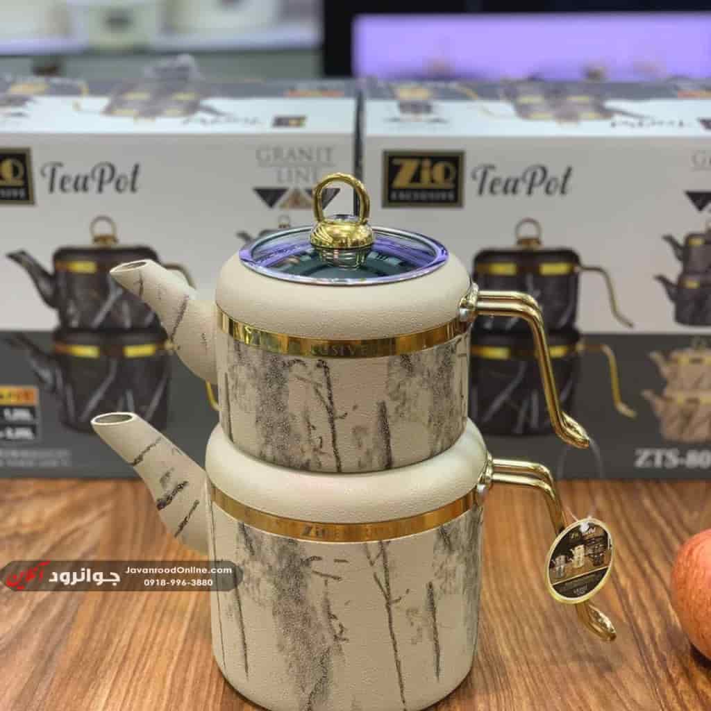 کتری قوری گرانیتی زیو Zio ZTS-8014 پرداخت در محل — تصویر ۲