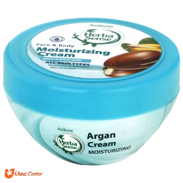 کرم مرطوب کننده دست و صورت و بدن آردن هرباسنس با رایحه ارگان و جوانه گندم 150 گرم