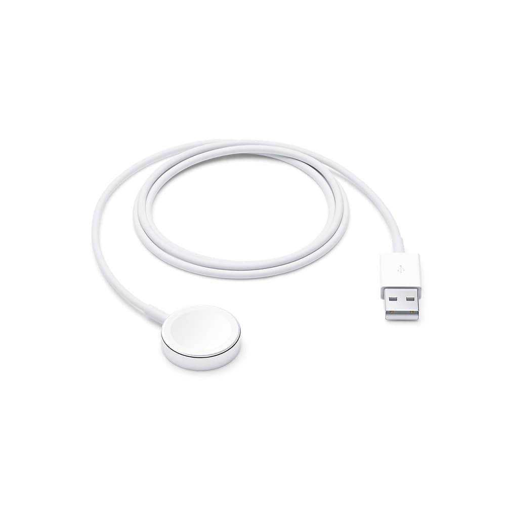 کابل اورجینال شارژ مغناطیسی اپل واچ مدل Apple Watch Magnetic Charging Cable A1923 به طول 2 متر
