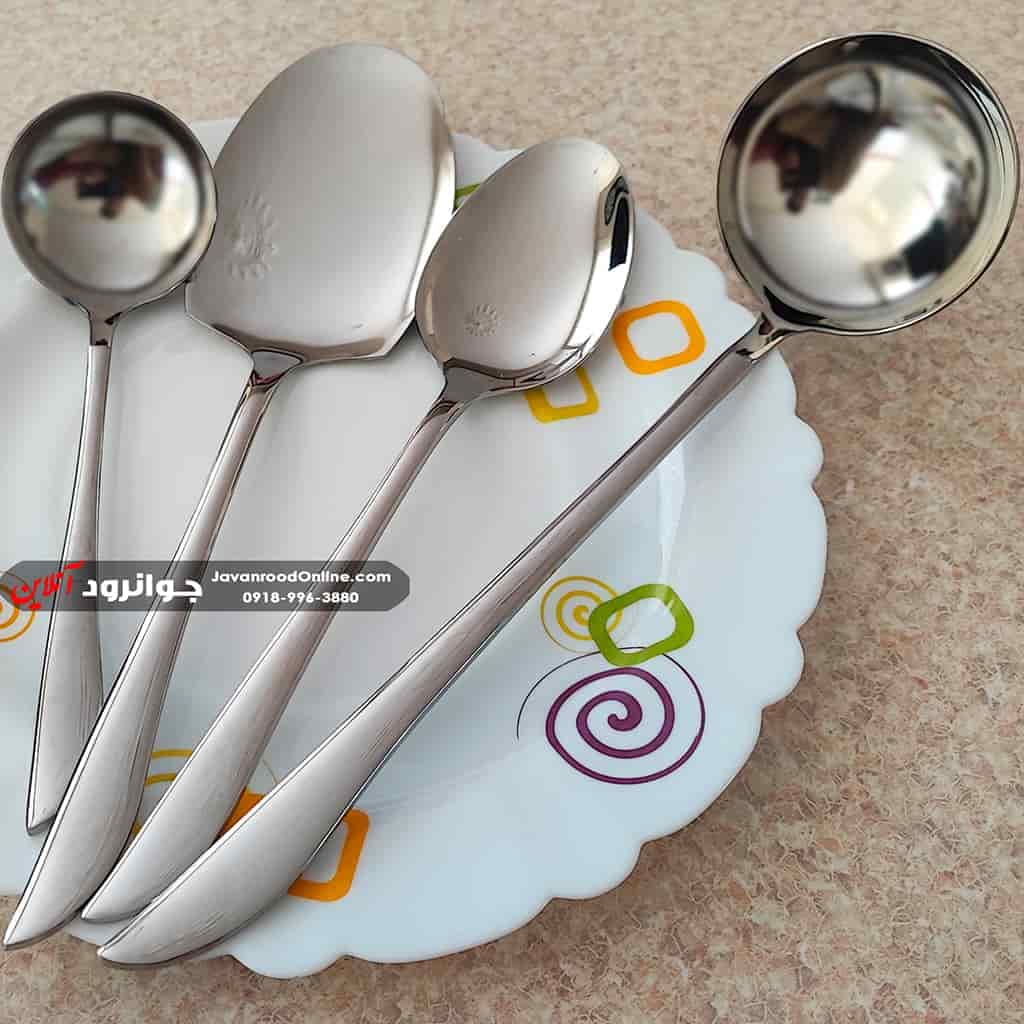 قاشق چنگال یونیک طرح کلن اروپایی 120 پارچه 24 نفره — تصویر ۴