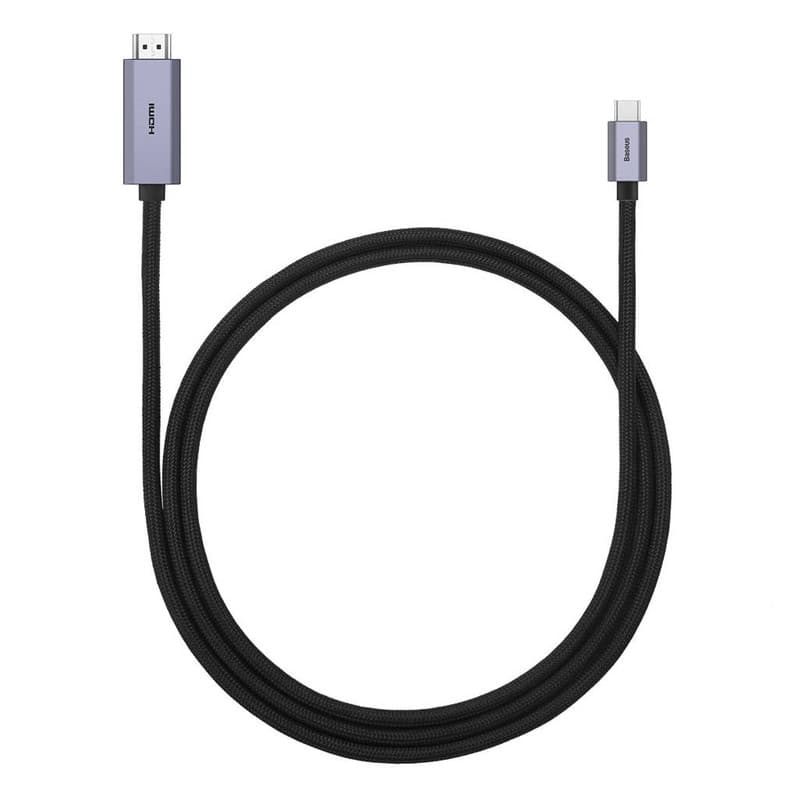 کابل تبدیل HDMI به USB-C بیسوس مدل Baseus WKGQ010001 طول 1 متر — تصویر ۲