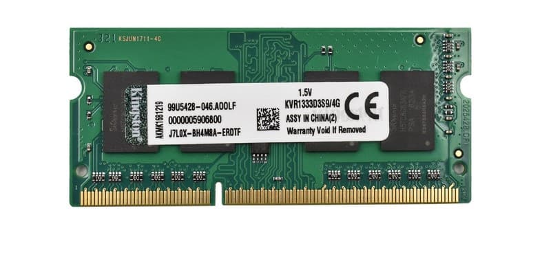 رم کینگستون نوت بوک مدل Kingston DDR3 1333S 4GB — تصویر ۴
