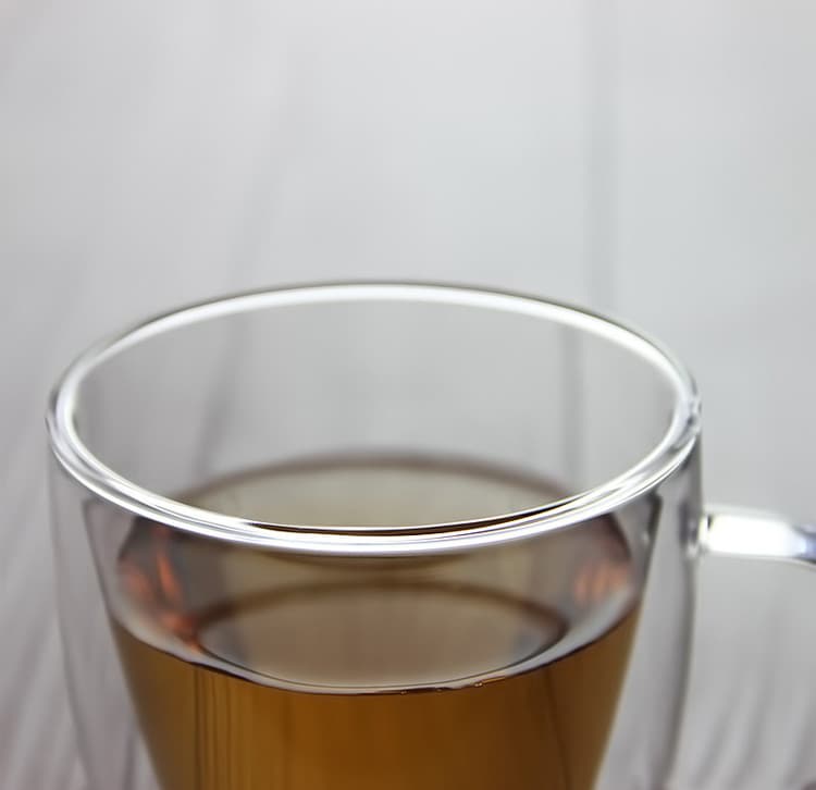 لیوان دو جداره پیرکس دسته دار 350 میل — تصویر ۳