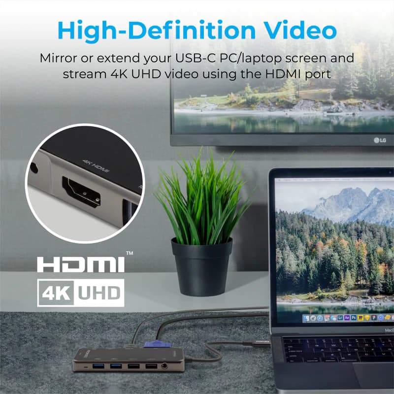 هاب و مبدل 11 در 1 تایپ سی پرومیت مدل PrimeHub-Pro با حداکثر توان 100W — تصویر ۷