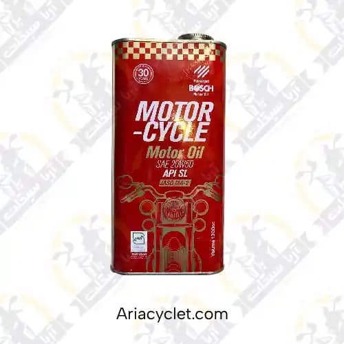 روغن موتور سیکلت SAE 20W50 SL بوش 1300 سی سی