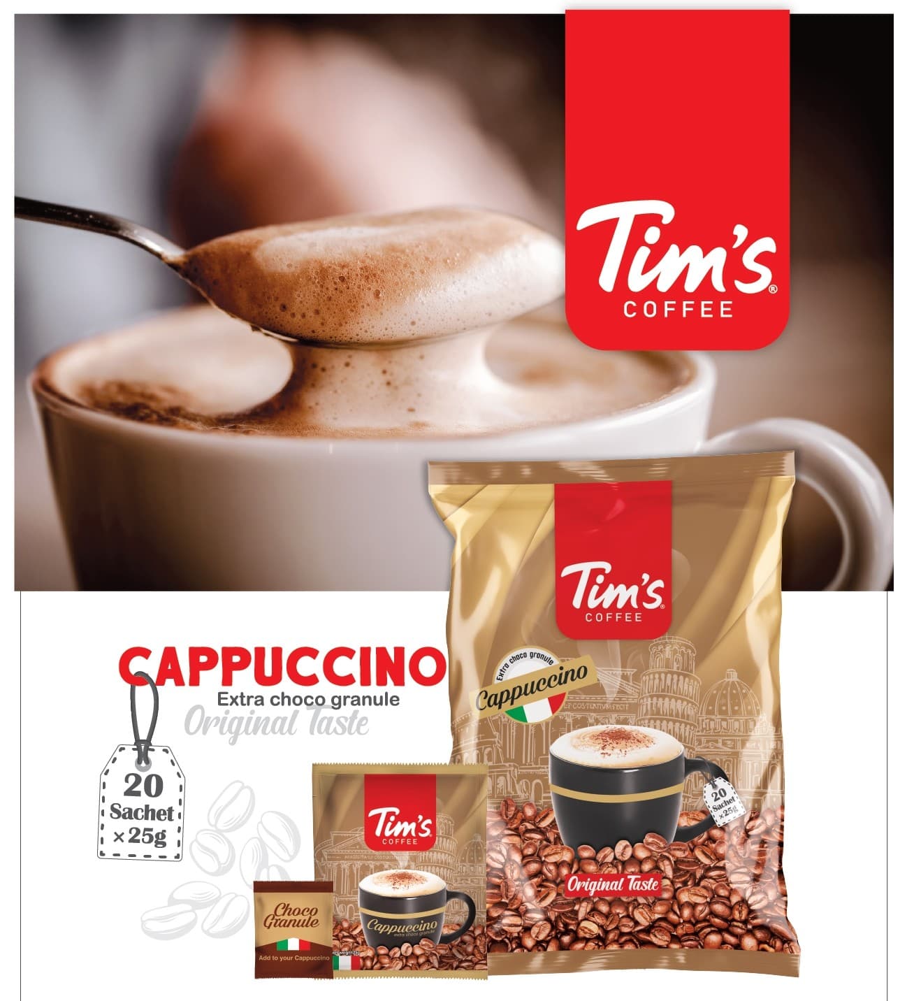کاپوچینو تیمز 20 عددی tim’s — تصویر ۴