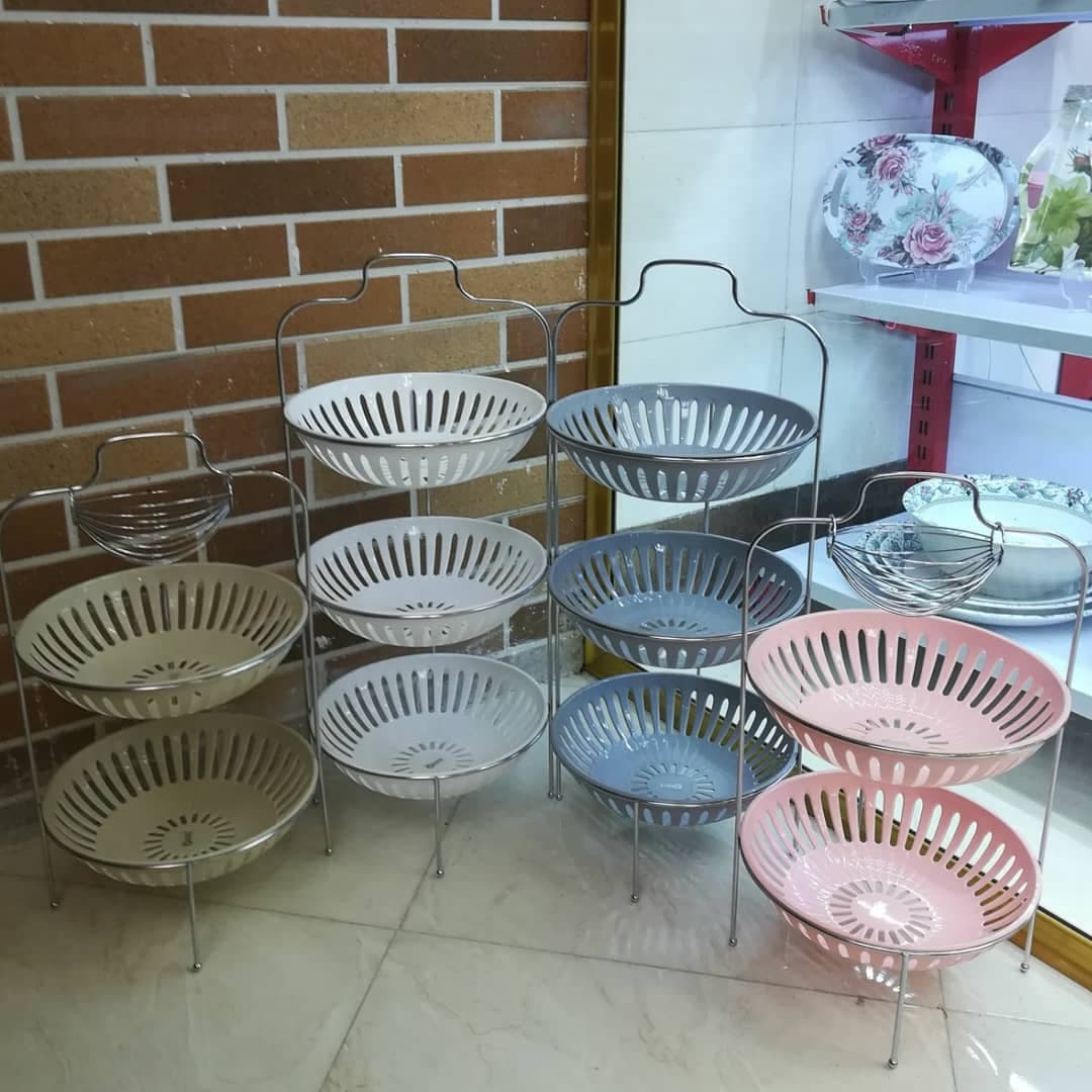 سبد سیب زمینی و پیاز دو طبقه مدل P8 — تصویر ۲