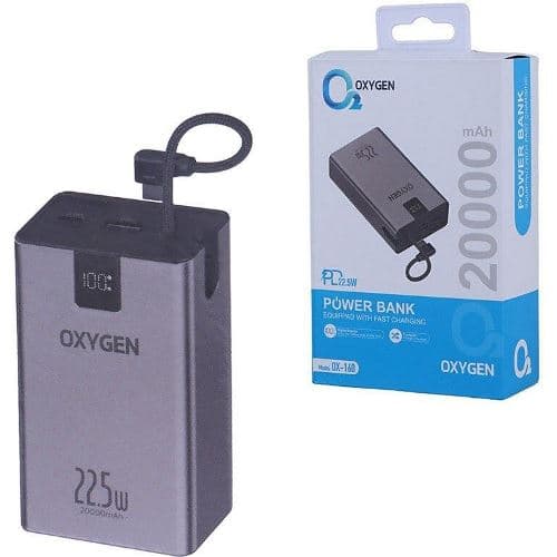 پاوربانک اکسیژن مدل OXYGEN OX160 ظرفیت 10000 — تصویر ۴