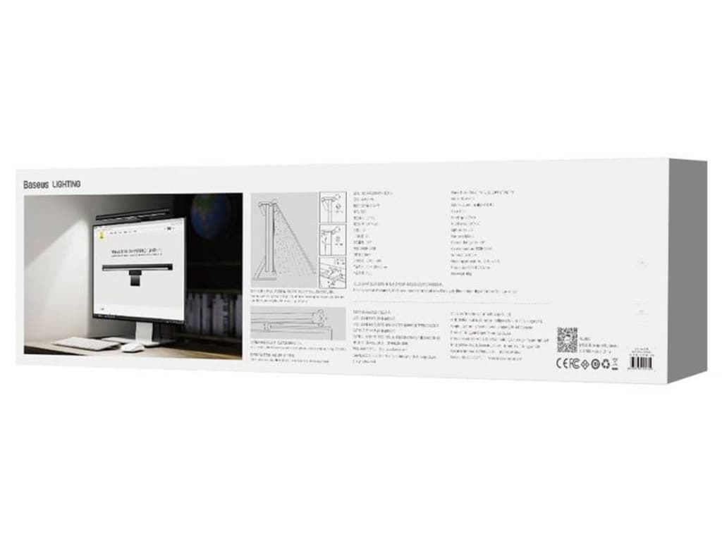 لامپ گیره ای صفحه نمایش بیسوس Baseus i-wok series USB stepless dimming screen hanging light Pro DGIWK-P01 — تصویر ۷