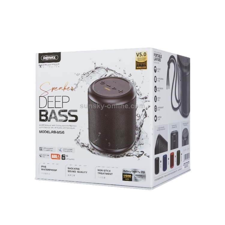 اسپیکر بلوتوثی 10W ریمکس مدل Remax Bluetooth Speaker RB-M56 — تصویر ۷