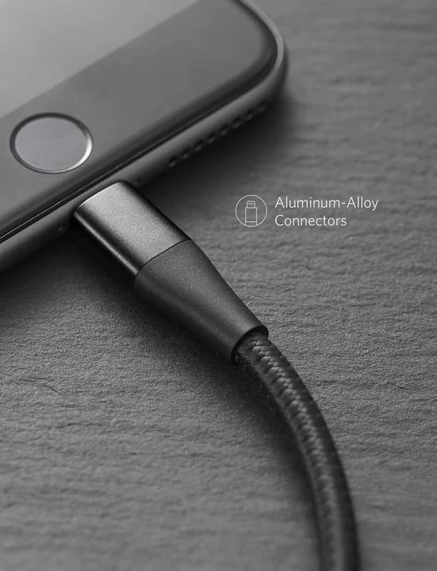 کابل USB-A به لایتنینگ انکر ANKER Powerline plus II 180cm A8453H13 — تصویر ۳