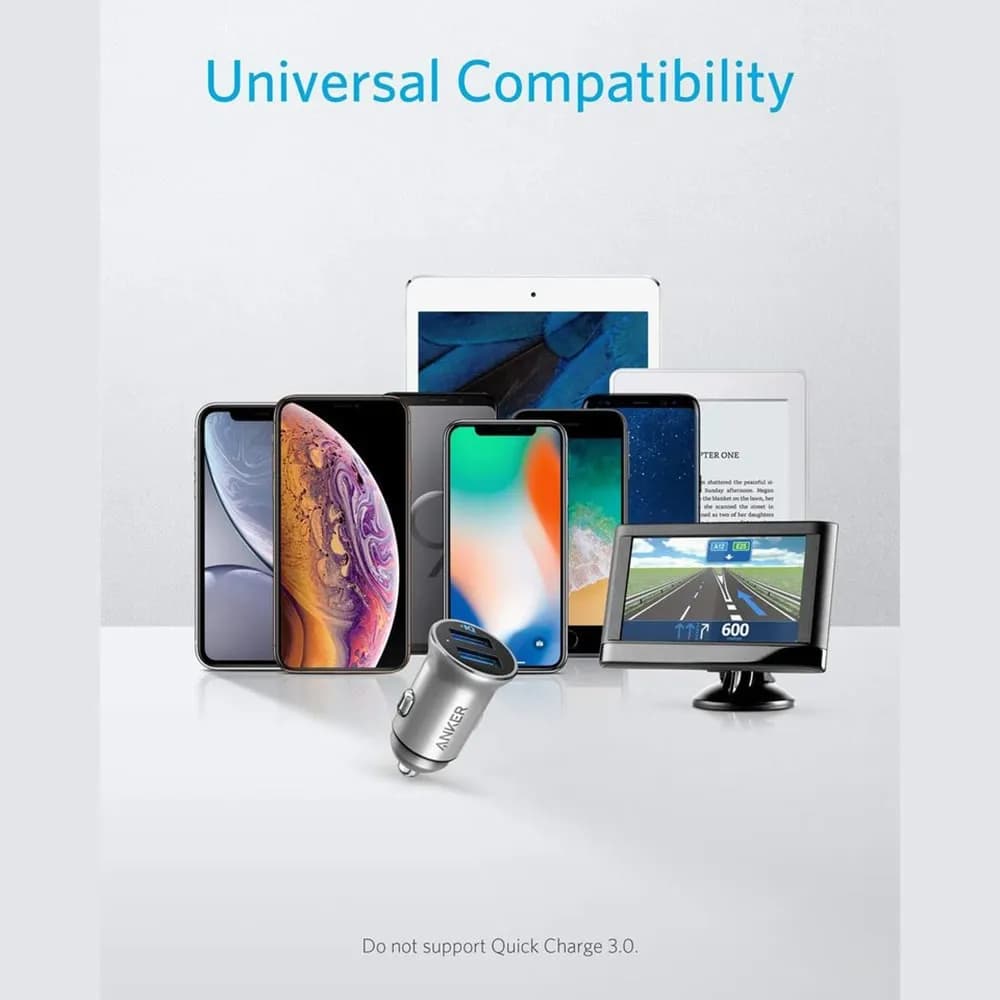 شارژر فندکی خودرو انکر مدل Anker PowerDrive 2 Alloy A2727H12 — تصویر ۱۰