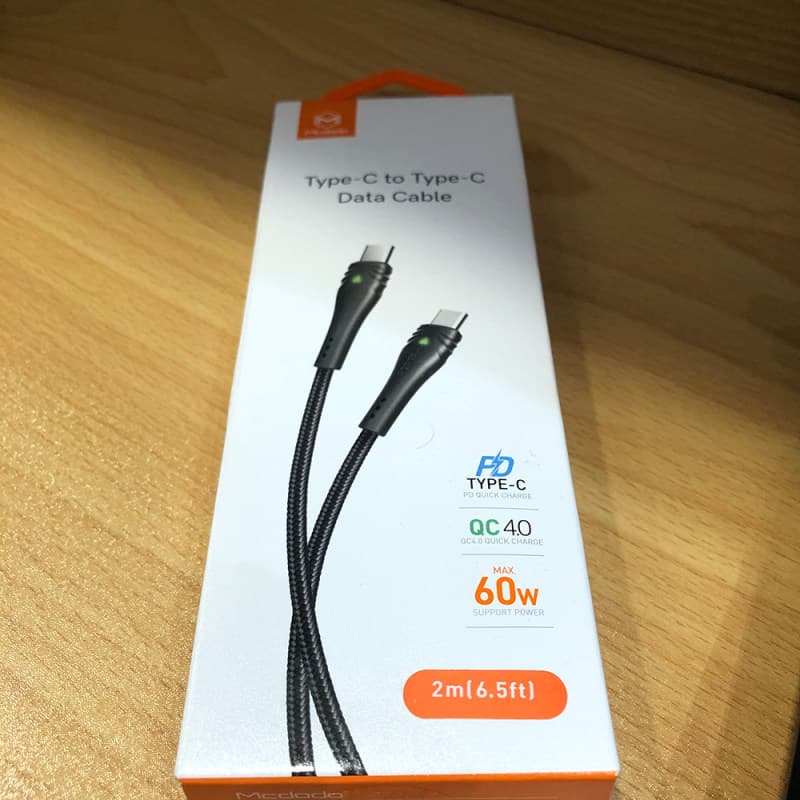 کابل شارژ تایپ سی به تایپ سی مک دودو مدل CA-6661 — تصویر ۶