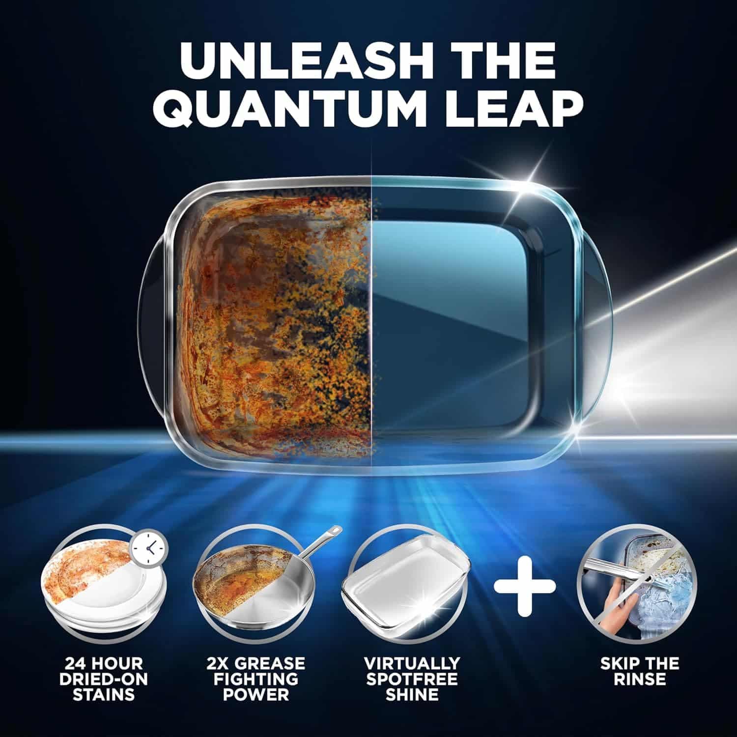 قرص ماشین ظرفشویی فینیش مدل Quantum بسته 60 عددی — تصویر ۷