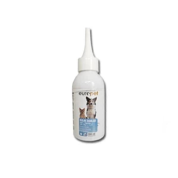 محلول (قطره)پاک کننده گوش گربه و سگ یوروپت Europet Ear Dog & Cat
