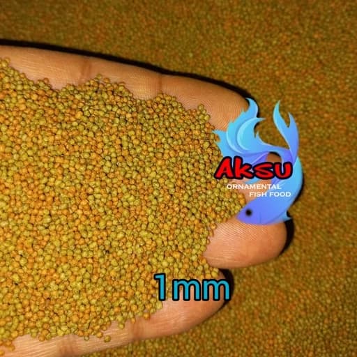 غذای ماهی قرمز گلی حوض تنگ و کوی گرانول روابی 400 گرمی سایز 1 میل مناسب برای ماهی 2 تا 4 بند