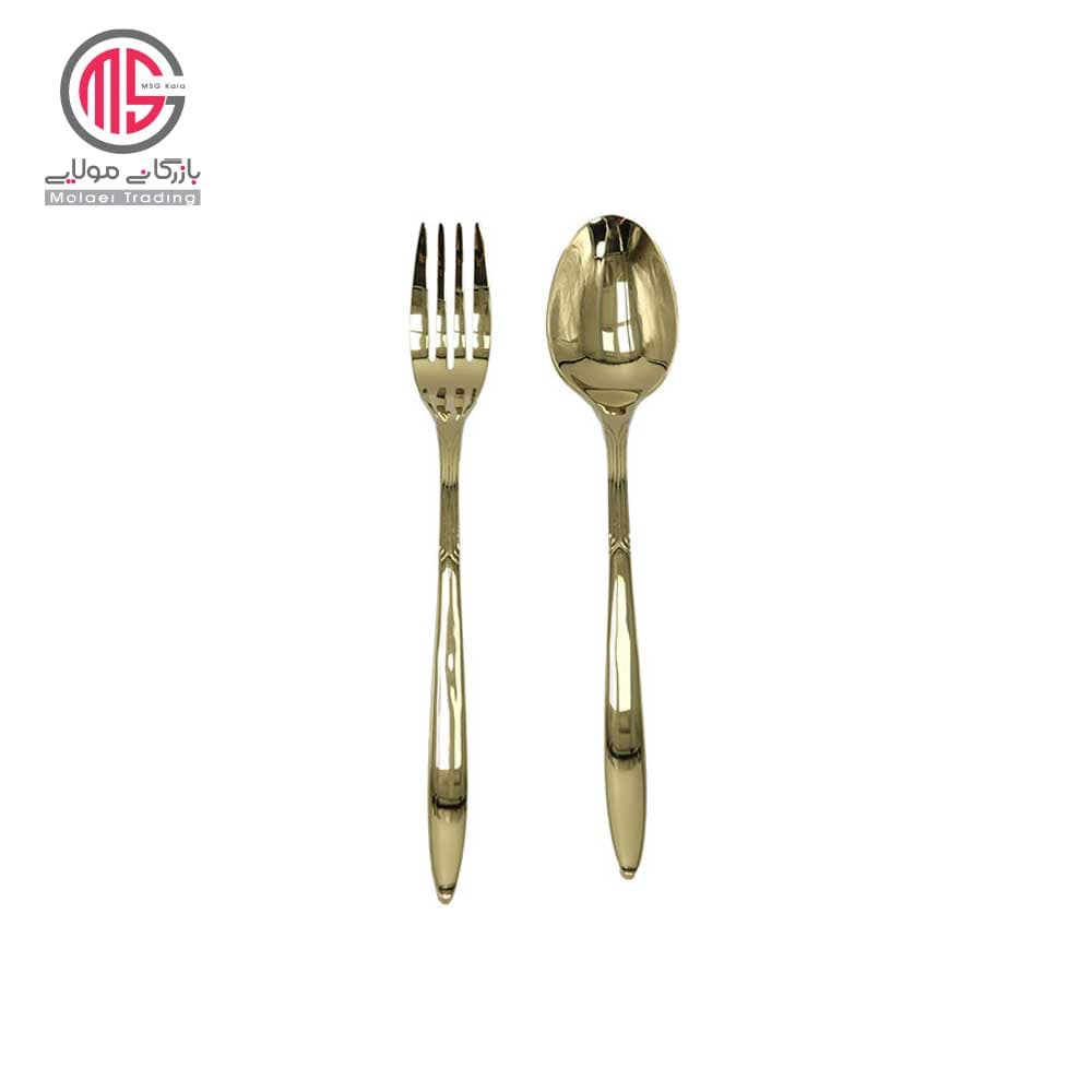 سرویس قاشق چنگال 106 پارچه ام جی اس MGS مدل DF051