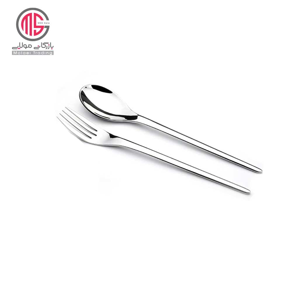سرویس قاشق چنگال 106 پارچه ام جی اس MGS مدل DF045