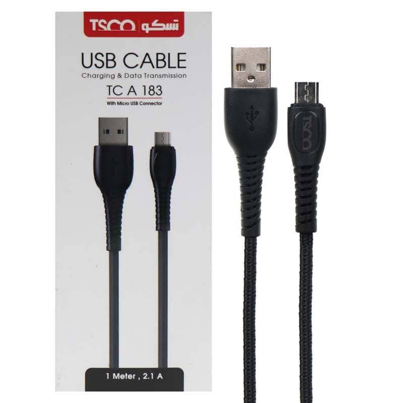 کابل تبدیل USB به Microusb تسکو مدل TC A 183 طول 1 متر — تصویر ۳