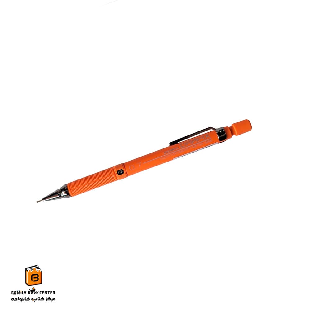 اتود 0.7 نارنجی نئونی DRAFIX زبرا (ZEBRA)