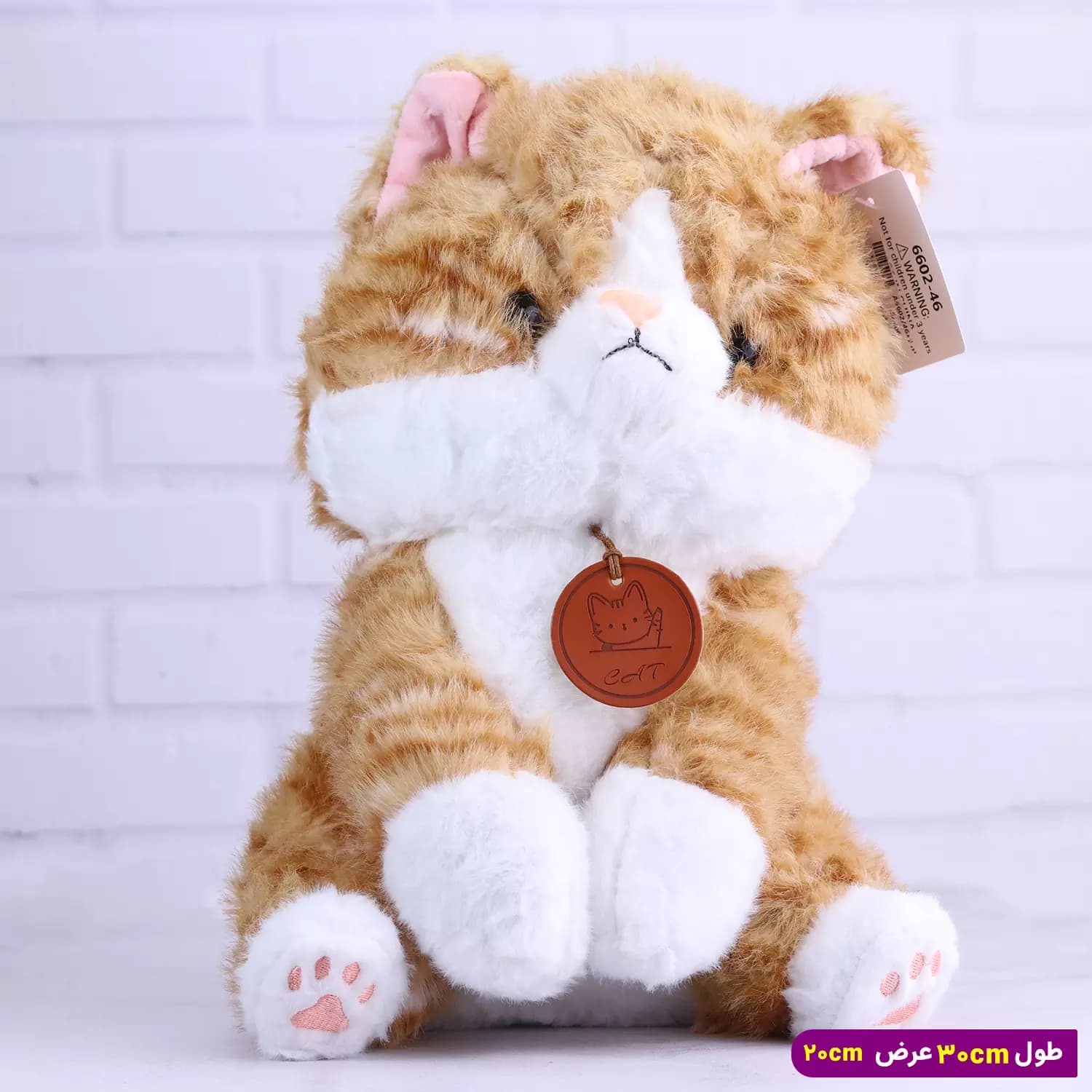 عروسک پولیشی گربه ملوس کد 6602/46 — تصویر ۲