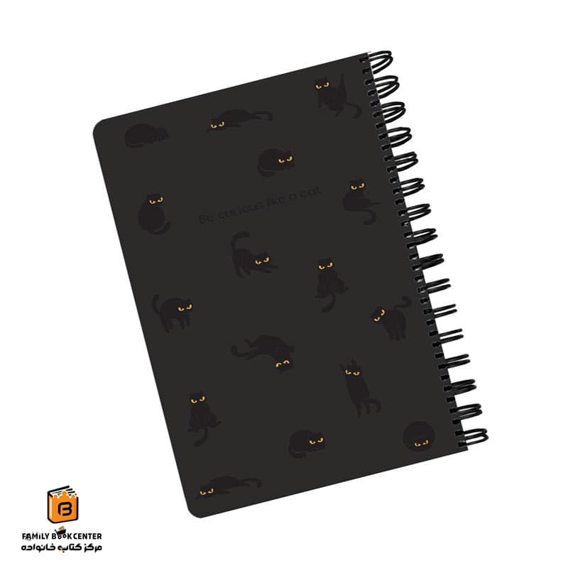 دفتر خط دار طرح گربه دات نوت (dotnote)