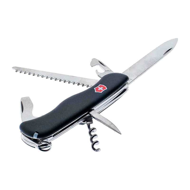 چاقو شکاری 10 کاره مشکی ویکتورینوکس Victorinox Forester 0.8363.3 — تصویر ۲