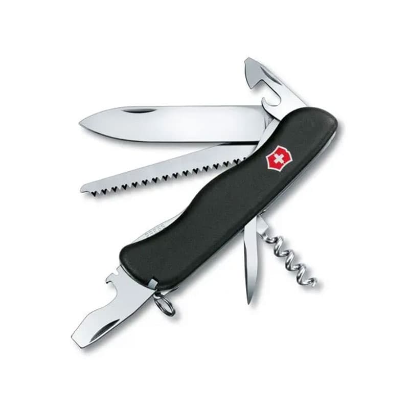 چاقو شکاری 10 کاره مشکی ویکتورینوکس Victorinox Forester 0.8363.3