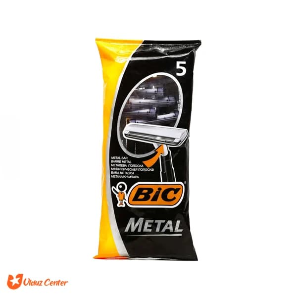 خودتراش بیک مدل Metal بسته 5 عددی
