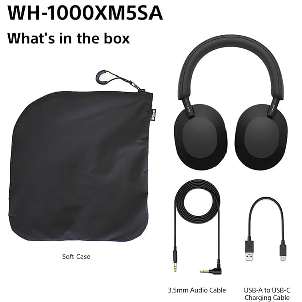 هدفون بلوتوث سونی مدل WH-1000XM5SA — تصویر ۶