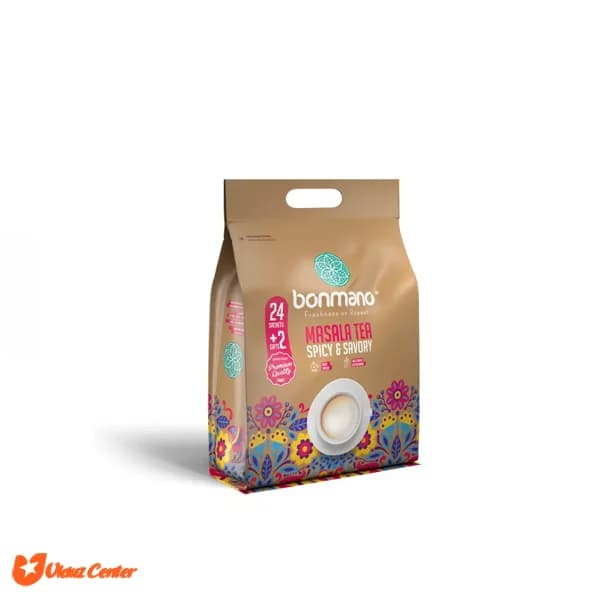 پودر مخلوط چای ماسالا بن مانو 24+2 عددی