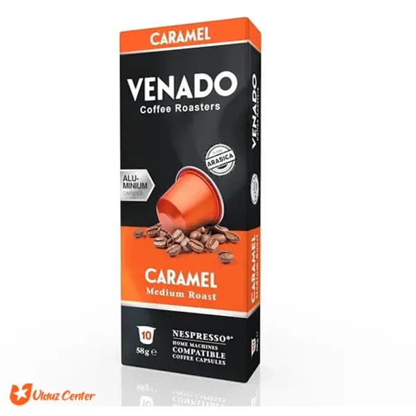 کپسول قهوه ونادو با طعم Caramel بسته 10 عددی