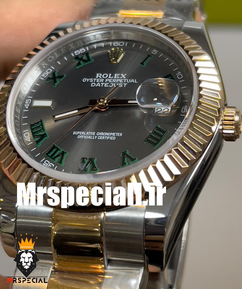 ساعت مردانه رولکس ویمبلدون اتوماتیک 020580 ROLEX DATEJUST WIMBELDON — تصویر ۴