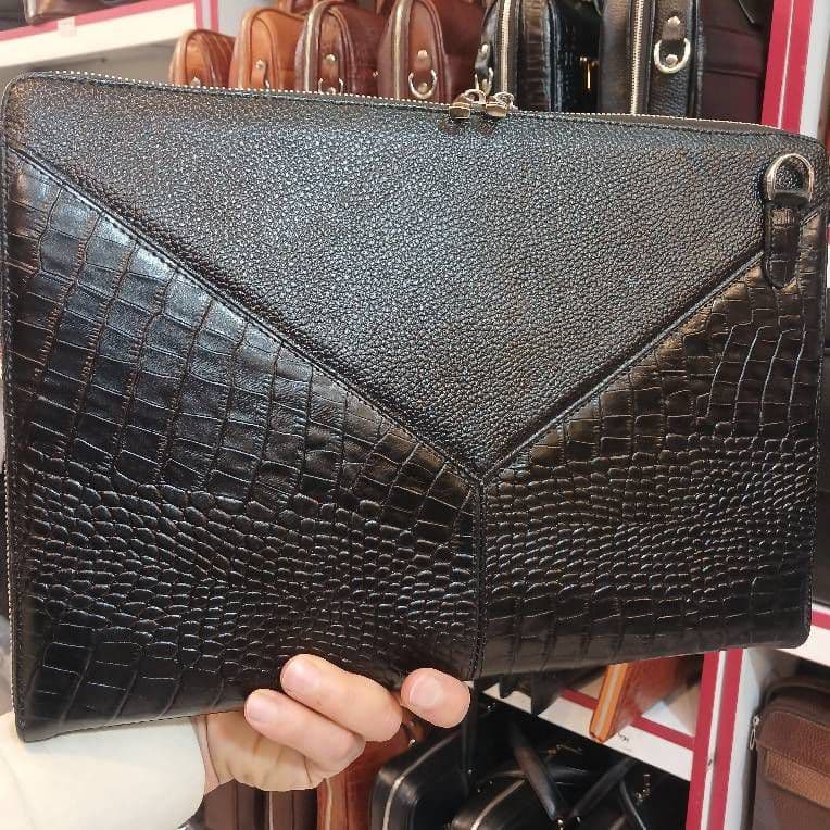 کیف فولدر چرم طبیعی گاوی p181 — تصویر ۶