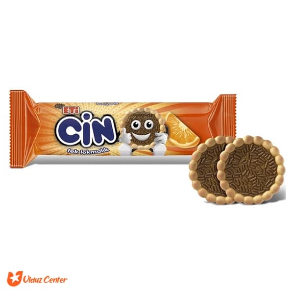 بیسکویت اتی جین با کرم پرتقالی وزن 114 گرم
