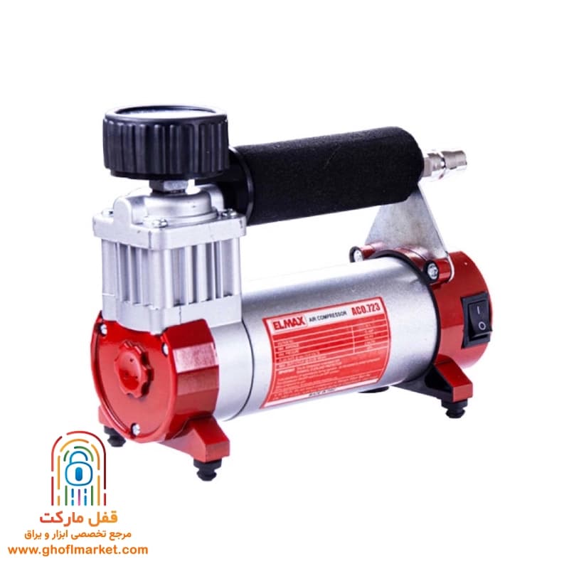 کمپرسور باد فندکی تک سیلندر المکس مدل A.CO 723 — تصویر ۳