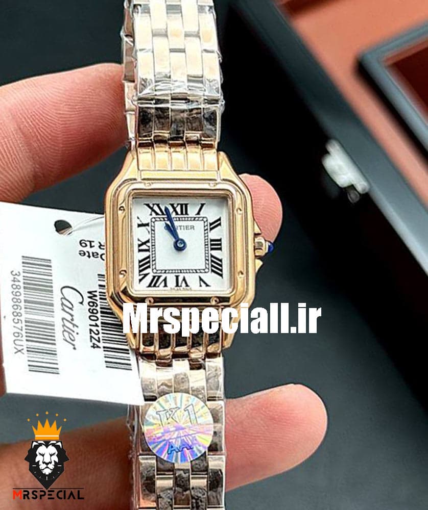 ساعت مچی زنانه کارتیه پنتر سایز اسمال رزگلد CARTIER PANTHRE 020547 — تصویر ۲