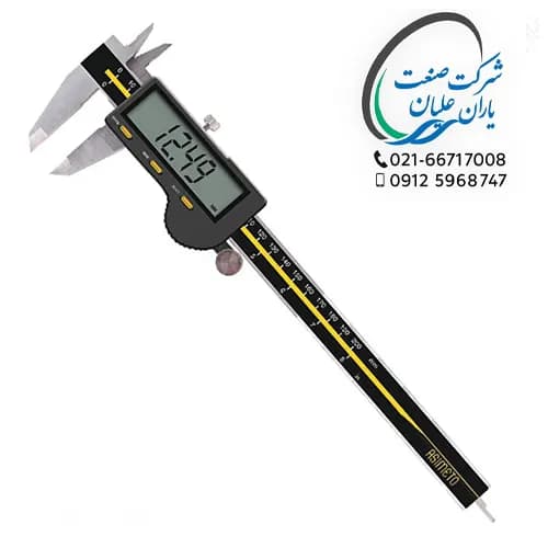کولیس دیجیتال با صفحه نمایشگر کسری”0.0005-0.01 سایز 150-0