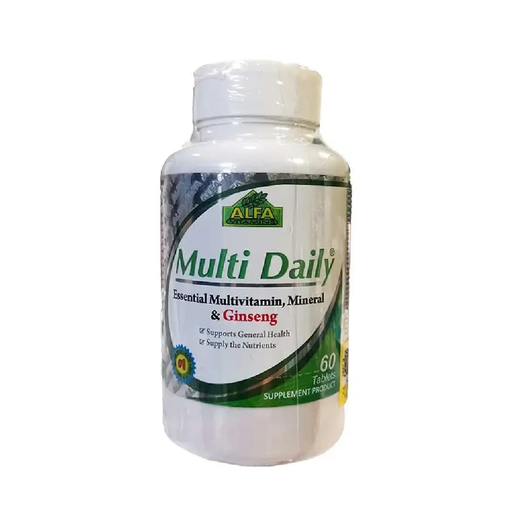 قرص مولتی دیلی آلفا 60 عددی/Multi Daily Alpha 60 Tablet