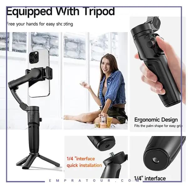 گیمبال و استبلایزر هوشمند رتاکو Rtako M05/ai Three axis — تصویر ۳