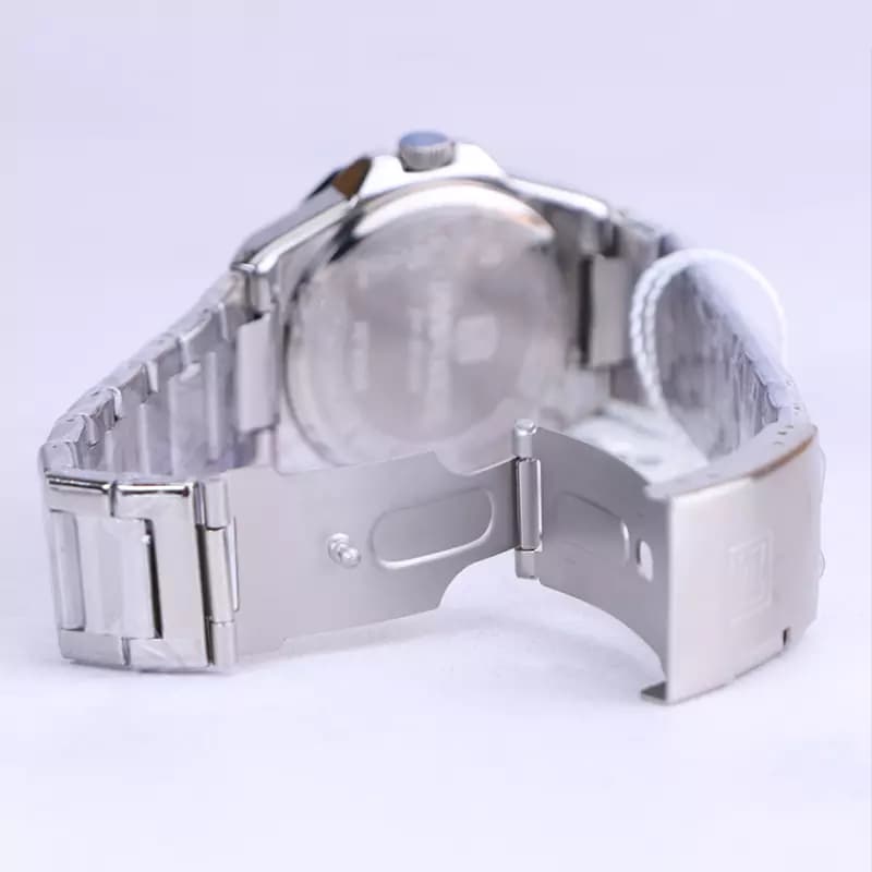 ساعت مچی نیوی فورس مردانه فلزی نقره ای صفحه سفید 9258/2 — تصویر ۲