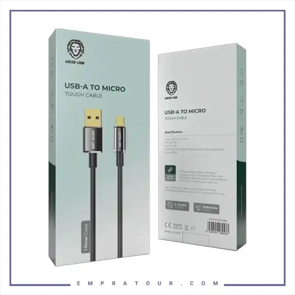 کابل شارژ میکرو 1 متر گرین لاین GNTPTGHATMBK