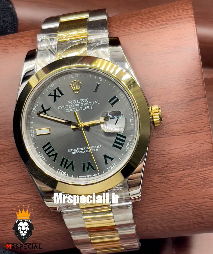 ساعت مردانه رولکس ویمبلدون اتوماتیک 020451 ROLEX DATEJUST WIMBELDON — تصویر ۶