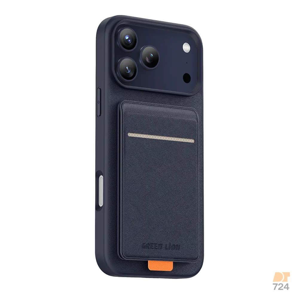 قاب با جاکارتی آیفون 17 پرو مکس گرین لاین GNRLMG17PMBL — تصویر ۵