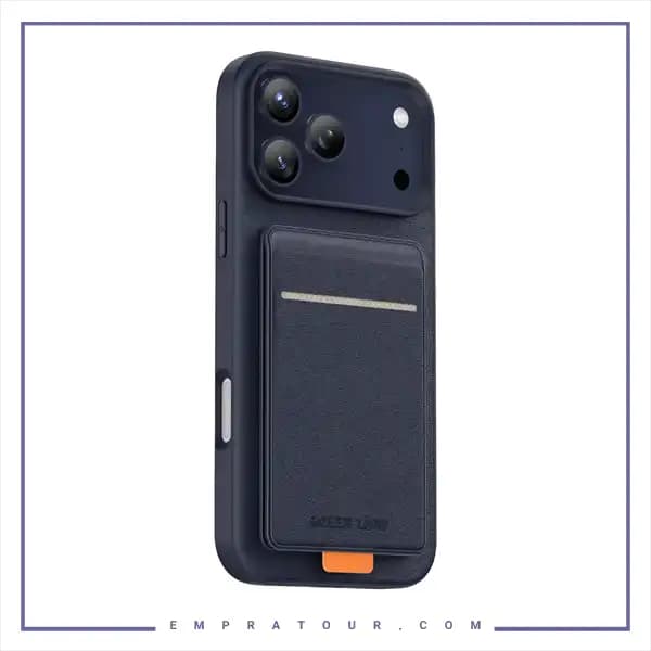 قاب با جاکارتی آیفون 17 پرو مکس گرین لاین GNRLMG17PMBL — تصویر ۳