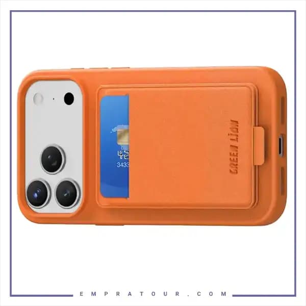 قاب با جاکارتی آیفون 17 پرو مکس گرین لاین GNRLMG17PMBL — تصویر ۲