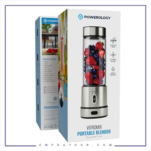 مخلوط کن قابل حمل پاورولوژی ویترومیکس PWPBGNA16 — تصویر ۵