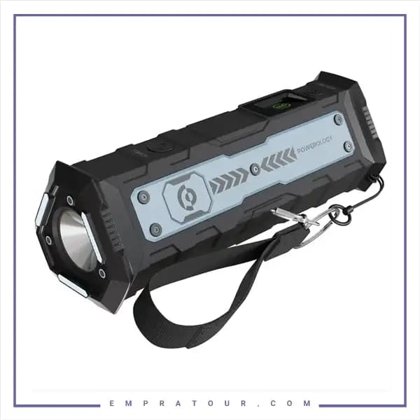 پاوربانک 20000 با چراغ قوه پاورولوژی PPBCHA91BK — تصویر ۳